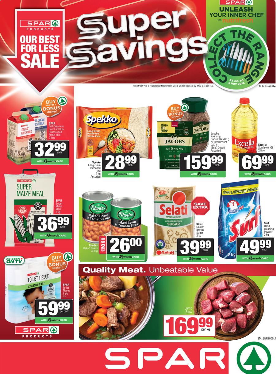 SPAR & SUPERSPAR Inland (North Rand) : Super Savings (11 August - 23 August 2026)