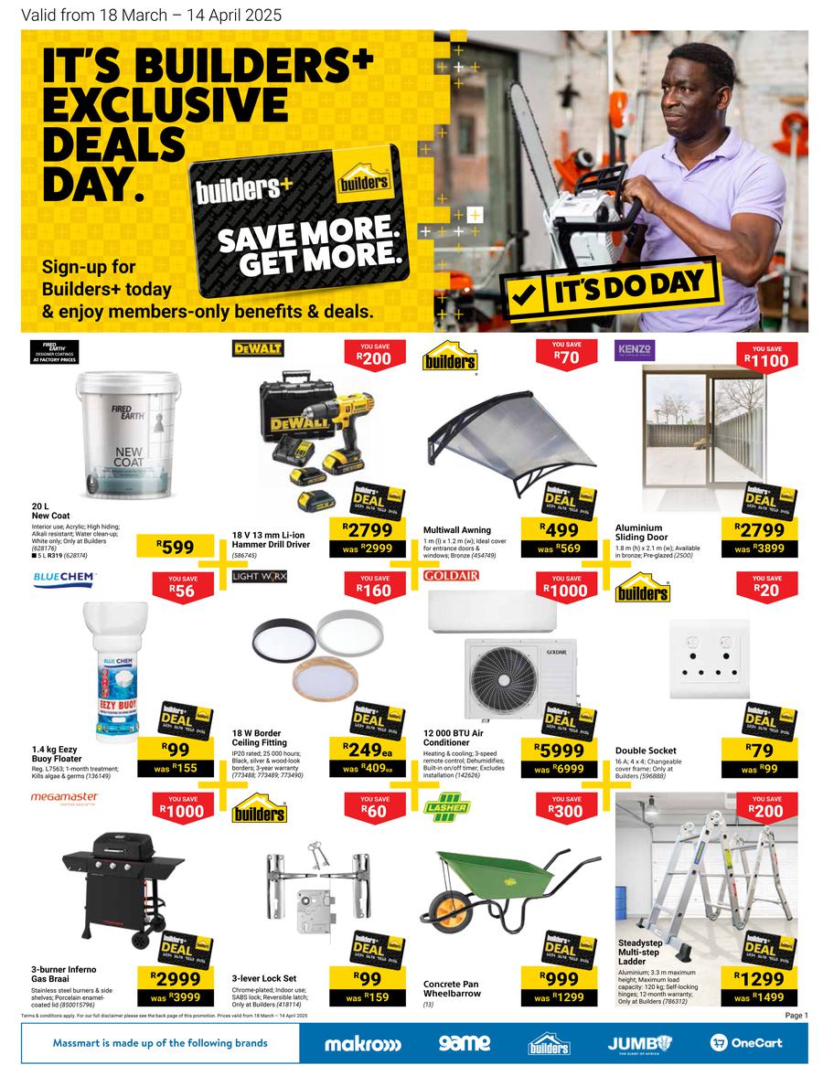 Builders : Save More, Get More (18 March - 14 April 2025) - Page 1